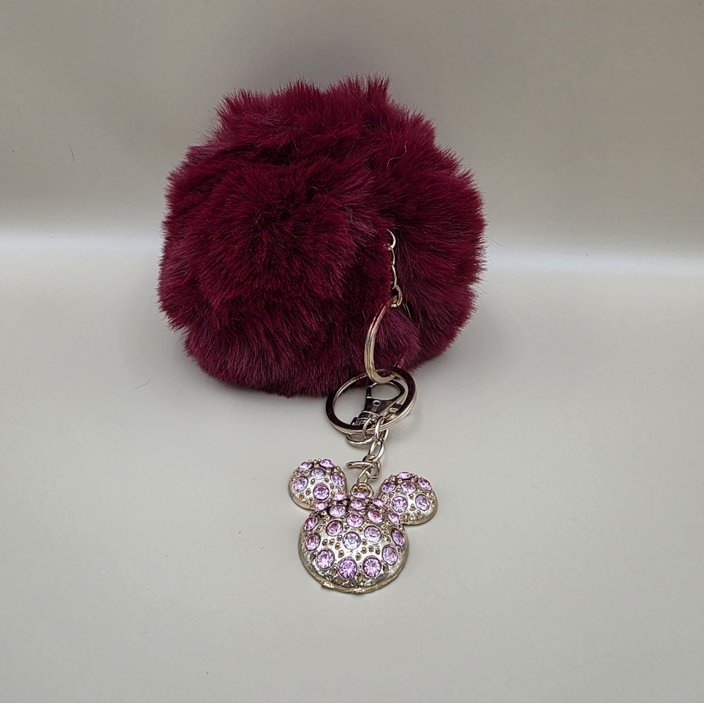Plush  Keychain with Charm You Choose 1